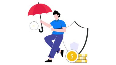 Fon Koruma 2D Daire Canlandırması.