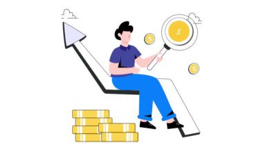 Gelir Büyümesi 2B Düz Canlandırma.