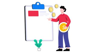 Vergi Koleksiyonu 2B Düz Canlandırma.