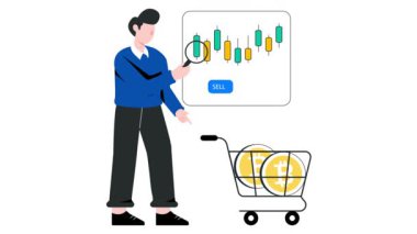 Kripto döviz piyasası 2B Düz Canlandırma.