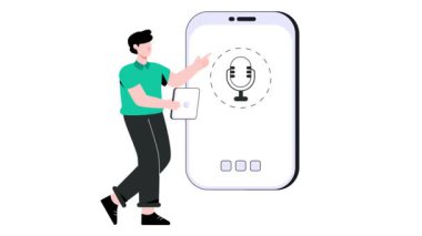 Konuşma Tanıma 2B Düz Canlandırma