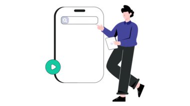 Çeviri Uygulaması 2D Düz Canlandırma