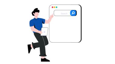 Çeviri Web Sitesi 2D Düz Canlandırma