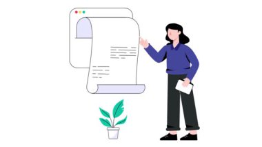 Bloglama 2B Düz Canlandırma.