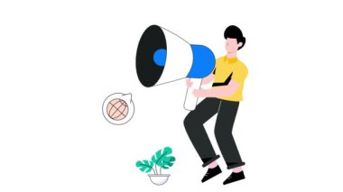 Çeşitlilik pazarlama 2B Düz Canlandırma.