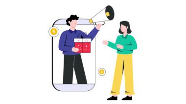 Etkileşimli Reklam 2B Düz Canlandırma.