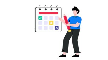 Pazarlama Kampanyası Planlama 2B Daire Canlandırması.