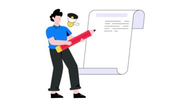 Madde Pazarlama 2B Düz Canlandırma.