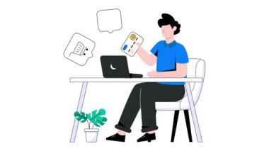 Nakitsiz Ödeme 2D Düz Canlandırma.