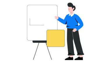 SEO Stratejisi 2D Düz Canlandırma.