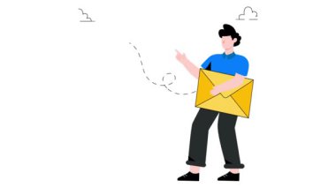 E-posta Pazarlama 2B Düz Canlandırma