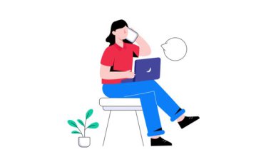 Telefon Çağrısı 2B Düz Canlandırma