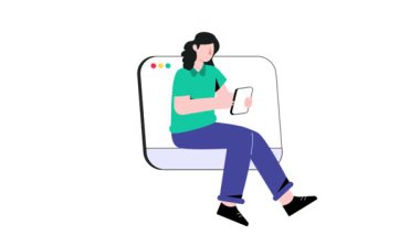 Sosyal Bağımlılar 2B Düz Canlandırma