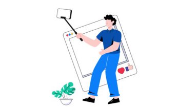 Selfie 2B Düz Canlandırma