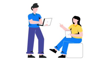 Takım çalışması 2B Düz Canlandırma