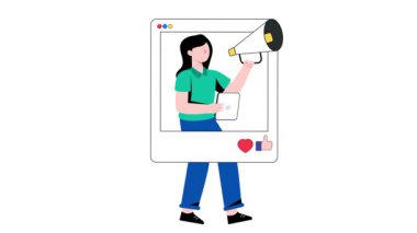 Sosyal Medya Etkisi 2B Düz Canlandırma