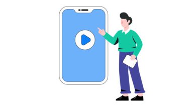 Sosyal Medya Canlı Yayını 2D Düz Canlandırma