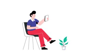 Sosyal Medya Sohbeti 2D Düz Canlandırma