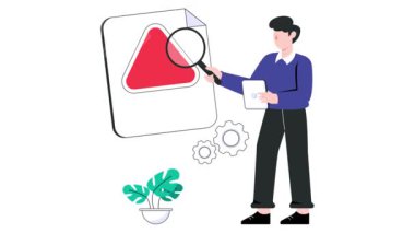 Hata 404 2B Düz Canlandırma. 