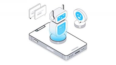 Podcast Isometric Animasyon. MP4 Dosyası