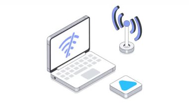 Podcast Isometric Animasyon. MP4 Dosyası