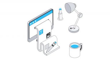 Podcast Isometric Animasyon. MP4 Dosyası