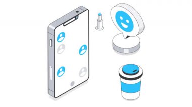 Podcast Isometric Animasyon. MP4 Dosyası