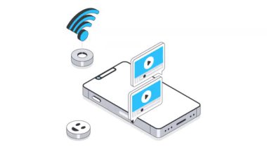Podcast Isometric Animasyon. MP4 Dosyası