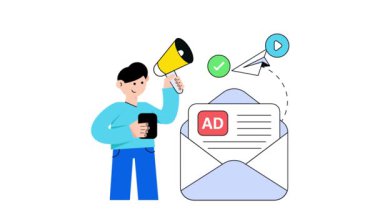 E- posta Pazarlama 2B Düz Canlandırmalar.