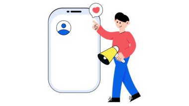 Medya Pazarlaması 2B Düz Canlandırmalar.