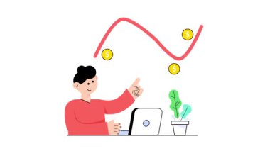 Yatırım Çözümleri 2B Düz Animasyonlar. 