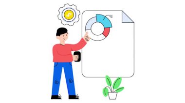 Muhasebe 2B Düz Animasyonları. 