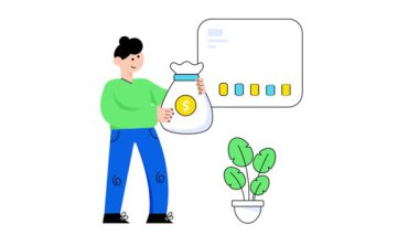 Yatırım Yönetimi 2B Düz Animasyonlar. 