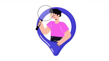 Konum 2B Düz Animasyonları Bul. 