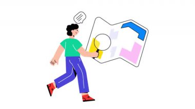 Konum İzleme 2B Düz Canlandırmaları. 