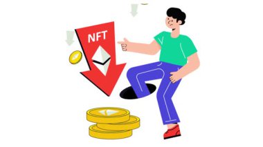 Nft Düşürme Oranı 2B Düz Canlandırmalar. 