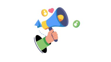 Halkla İlişkiler 2B Düz Animasyonlar.