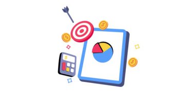 Finansal Planlama 2B Düz Animasyonlar.