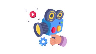 Kamera Çekimi 2D Düz Canlandırmalar.