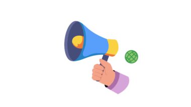 Pazarlama İletişim 2B Düz Animasyonlar.