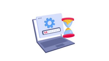 Sayfa Yükleme 2B Düz Canlandırmalar.