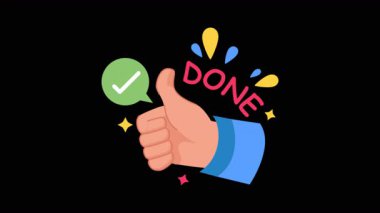 Şeffaf arkaplanda 2B Düz Canlandırmalar Yapıldı