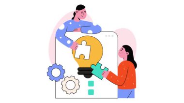 İş Problemi Çözme 2B Düz Canlandırmaları 