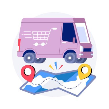 Market tavlama konsepti çizimleri. EPS 10 Dosyası