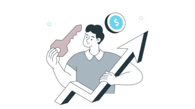 İş Anahtarı 2B Düz Canlandırma 