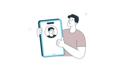 Kullanıcı Beğeni 2B Düz Canlandırma 