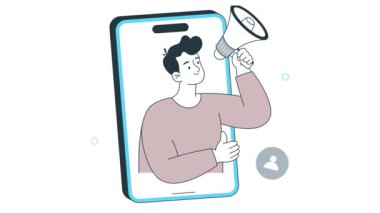 İş Görevi 2D Düz Canlandırma 