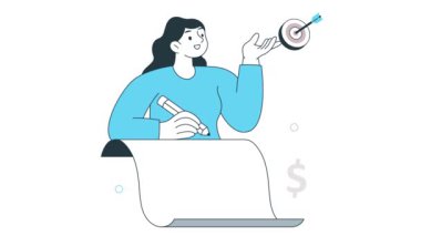 İş Görevi 2D Düz Canlandırma 