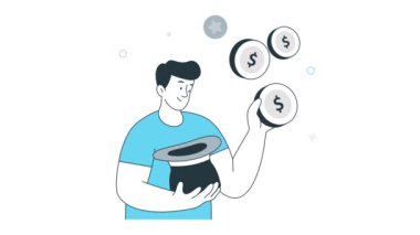 Para Sihirli 2D Düz Canlandırma 