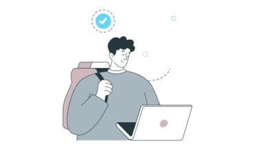 Dijital Göçebe 2D Düz Canlandırma